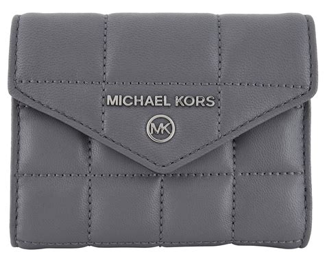 small quilted leather envelope wallet michael kors|Michael Kors men's bifold wallet.